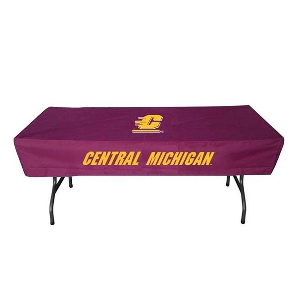 Rivalry Rivalry RV152-4600 6 ft. Central Michigan Table Cover RV152-4600